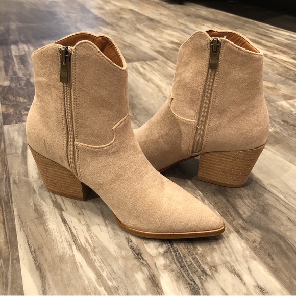 Beast Leo-17 Fringe Ankle Boot Taupe - Picture 5 of 6